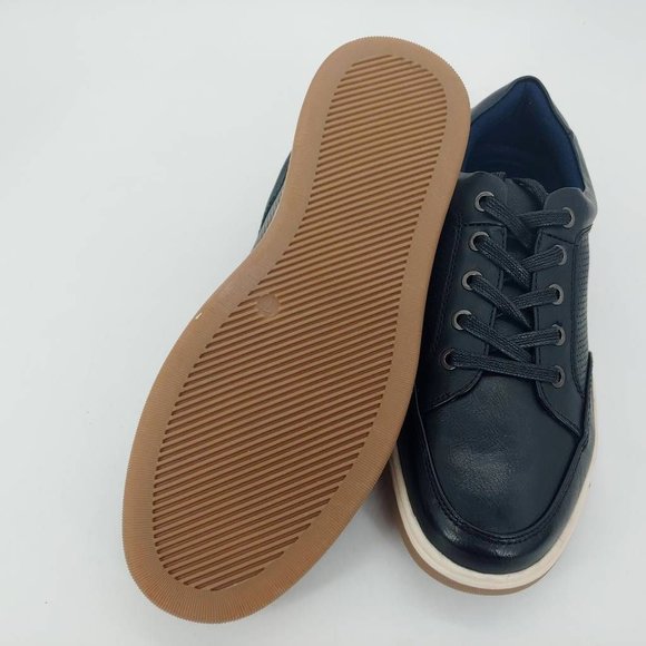Vostey Milan Mens Sneakers‎ Black B81Q16A Low Top Lace Up 7M New - Picture 5 of 11